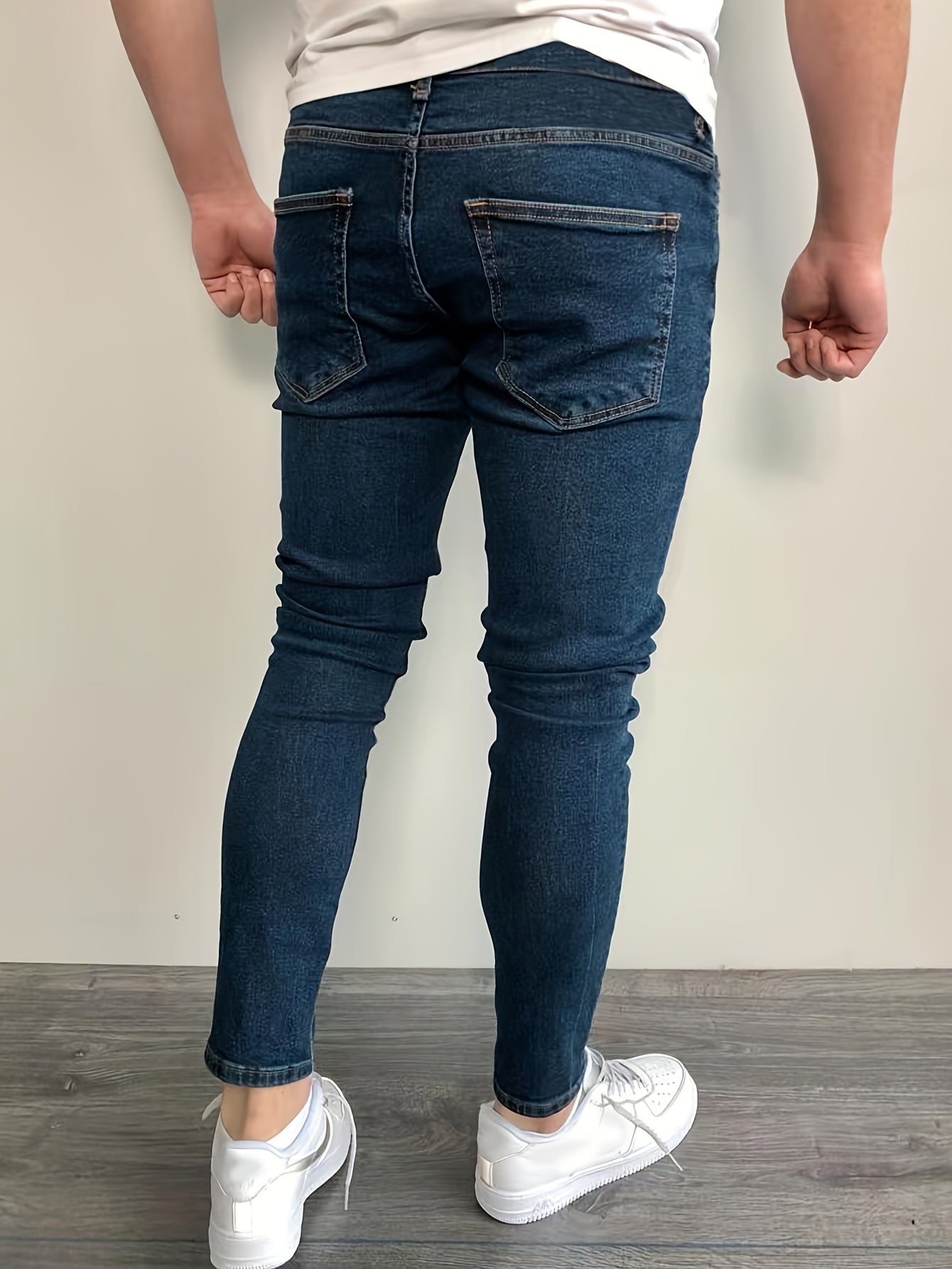 Slim Fit Katoenen Jeans Zwart - Noah