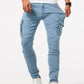 Donkergrijze Cargo Jeans - Liam