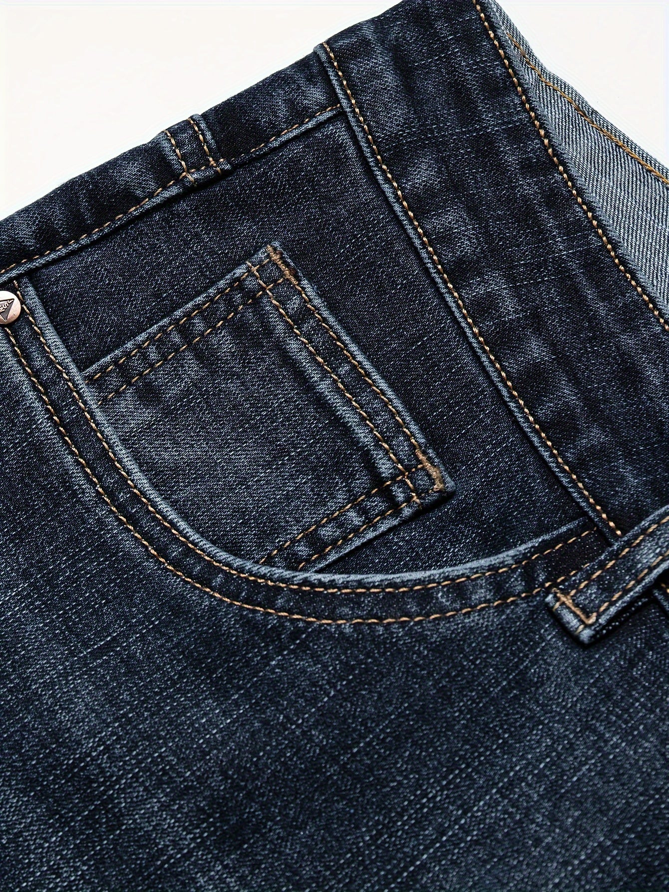 Losse Gewassen Denim Broek Blauwgrijs - Sam