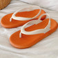 Witte Flip Flops met Enkelband - Bella