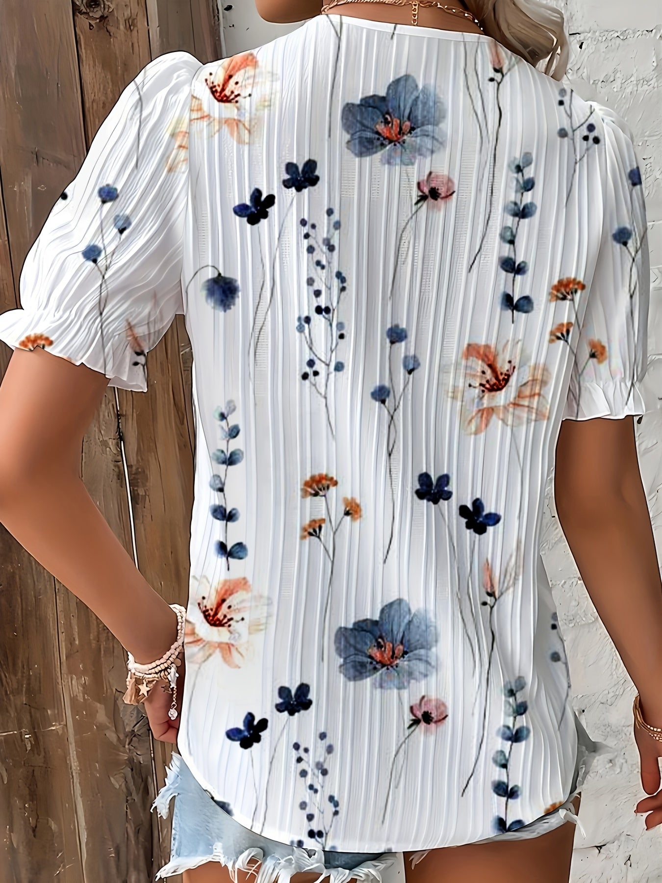 Lichtgroene Boho Blouse - Ella