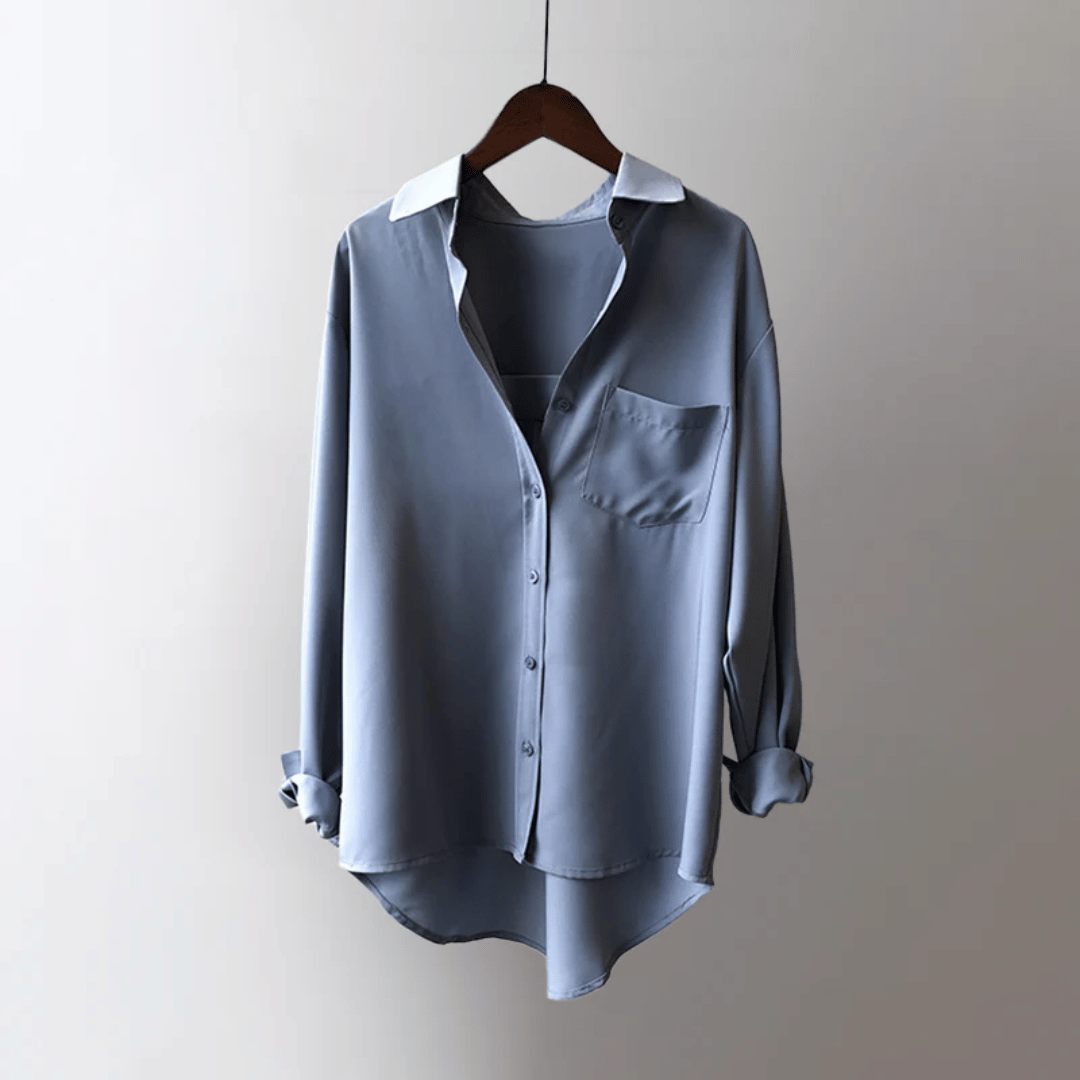 Luxe Satijnen Blouse: Elegantie & Professionaliteit