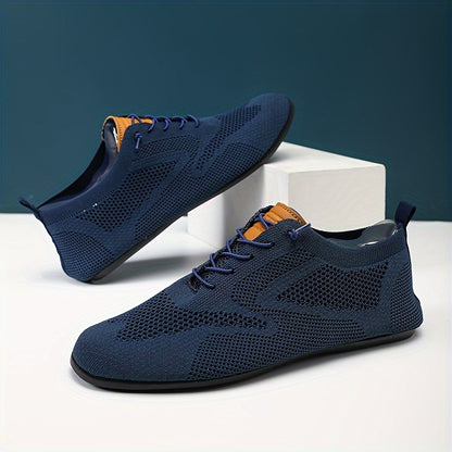 Blauwe Gebreide Sneakers - Arvid