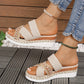 Beige Orthopedische Gevlochten Sandalen - Liv