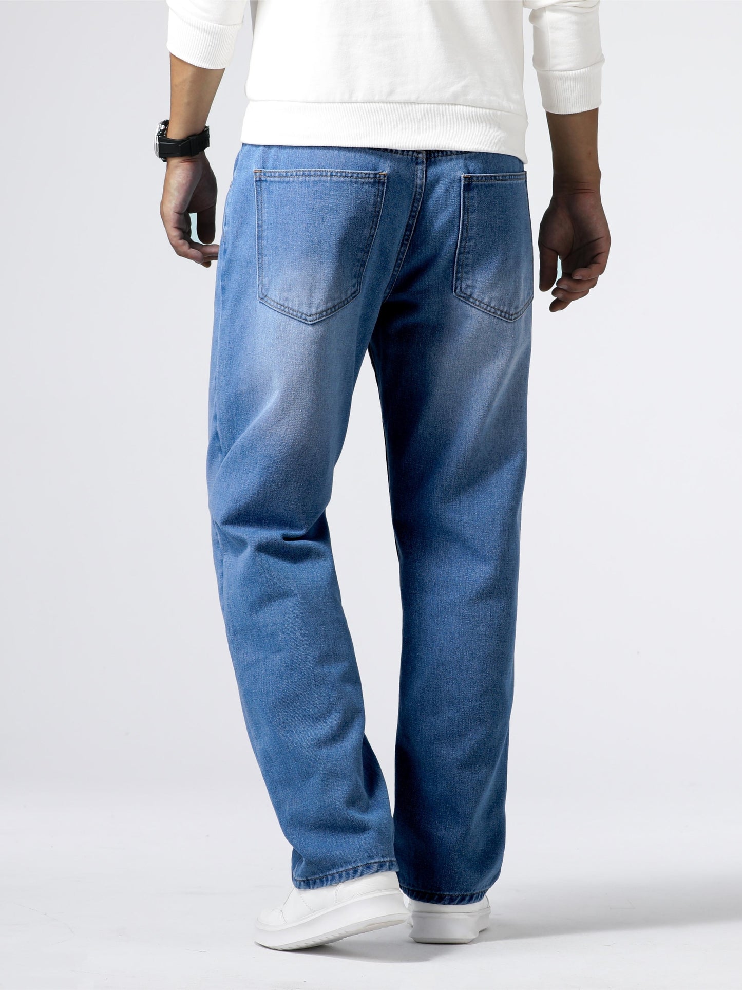 Lichtblauwe Losse Jeans - Noah