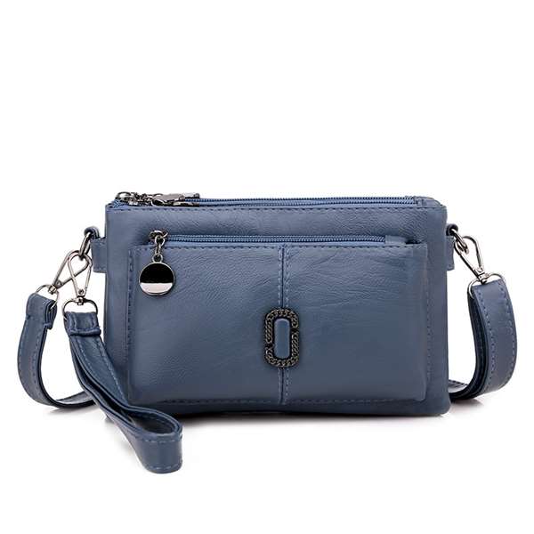 Elegante Lederen Crossbody: Ruim & Stijlvol voor Dagelijkse Elegantie