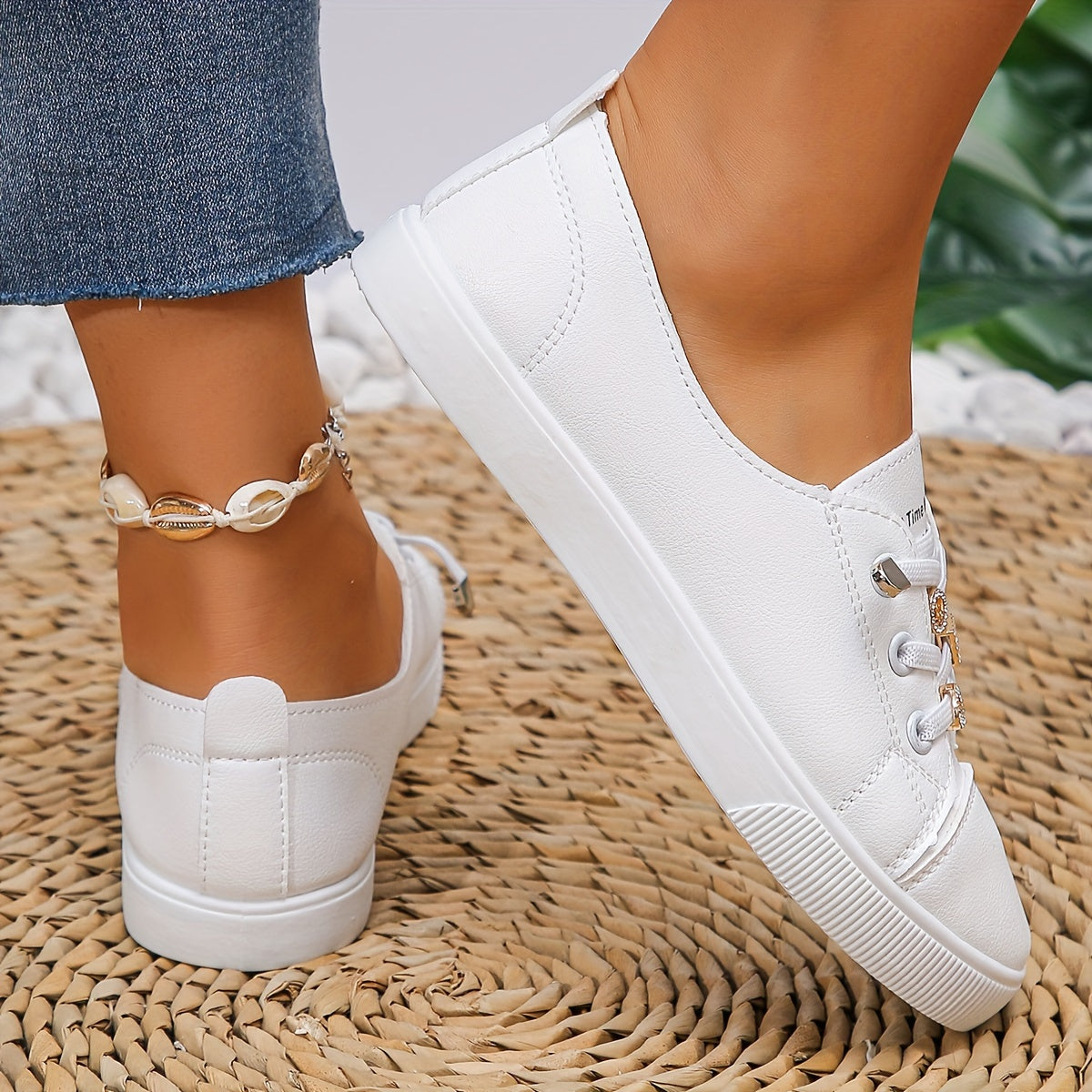 Witte Orthopedische Sneakers - Mila