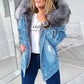 Gezellige Hooded Denim Jack - Warm & Stijlvol!