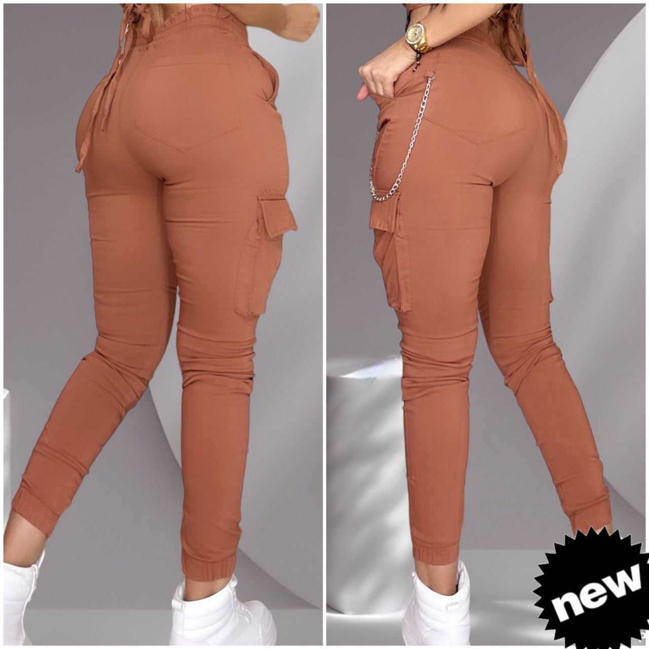 Beige Joggingbroek voor Dames - Nina