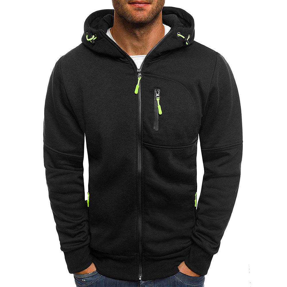 VersaZip Heren All-Season Fleece Hoodie - Stijlvol, Multikleurig, Dagelijks Comfort