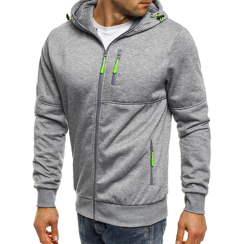 VersaZip Heren All-Season Fleece Hoodie - Stijlvol, Multikleurig, Dagelijks Comfort