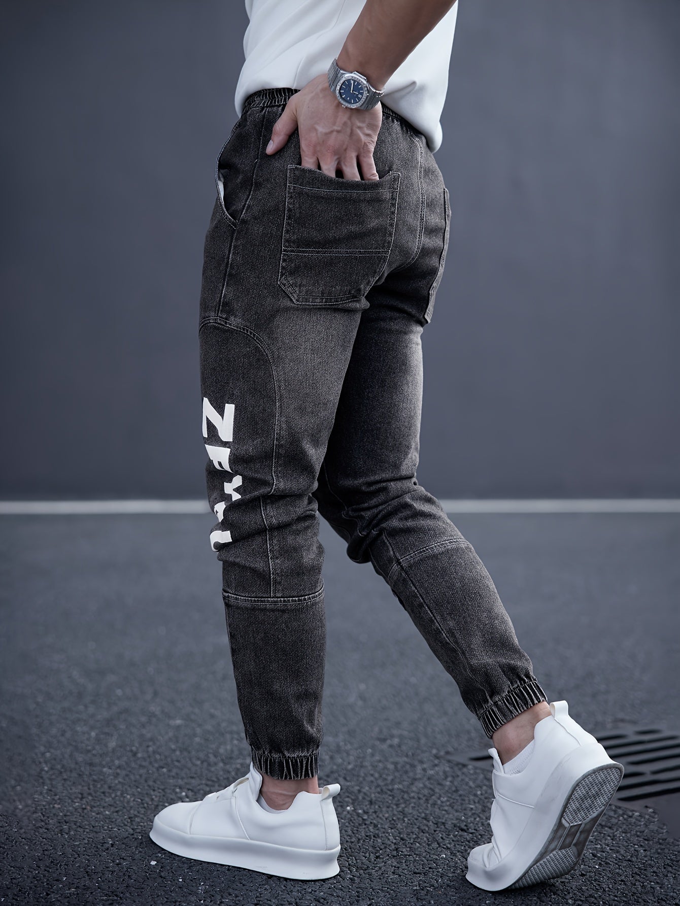 Zwarte Tapered Jeans - Jeroen