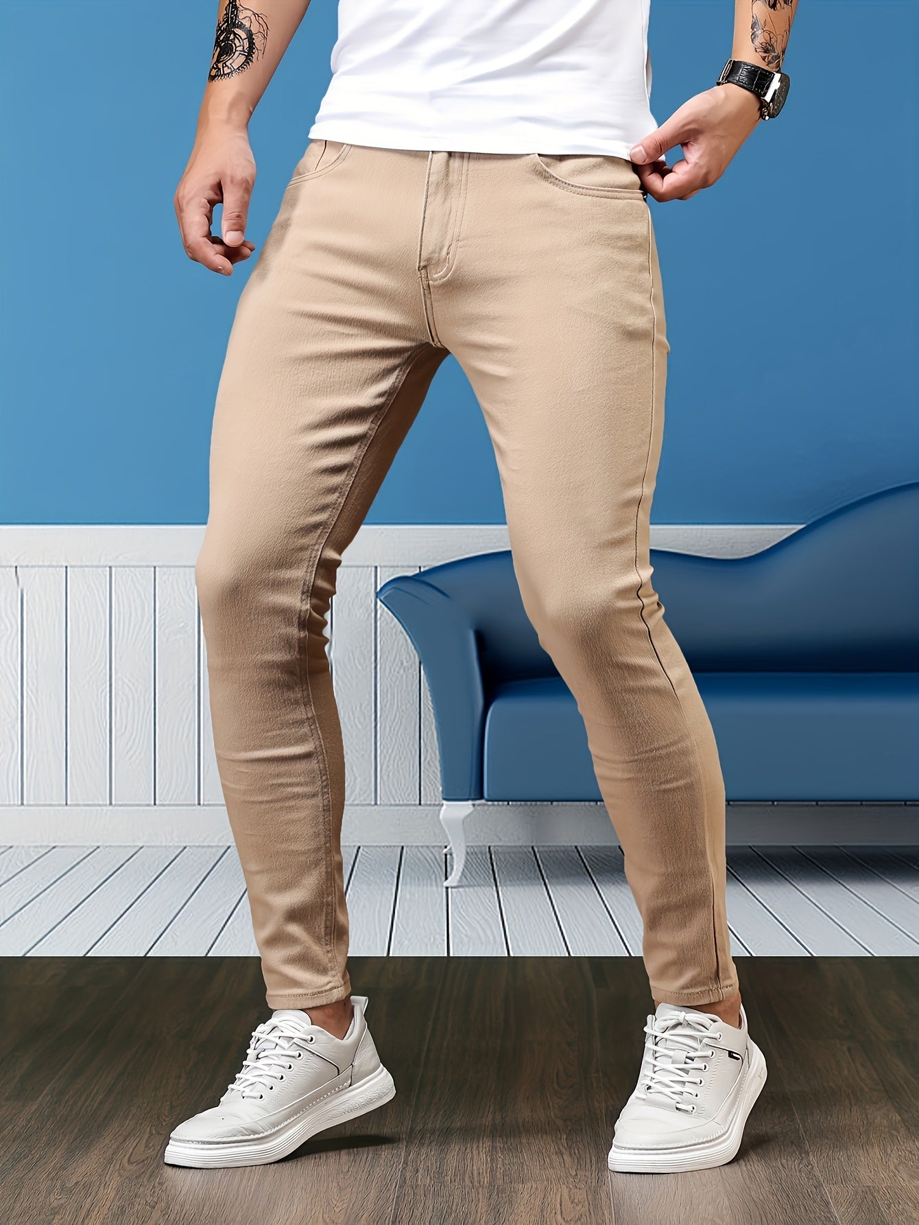 Witte Slim Fit Jeans - Max