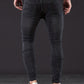 Slim Fit Gescheurde Jeans Lichtblauw - Alex