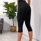 Roze High Waist Mesh Capri Leggings - Sofia