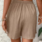 Khaki Elegante Zomer Short - Emma