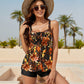 Paarse Bloemen Tankini - Iris