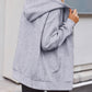 Comfort Chic: Dames Fleece Hoodie - Ruimvallend, Trendy & Warm