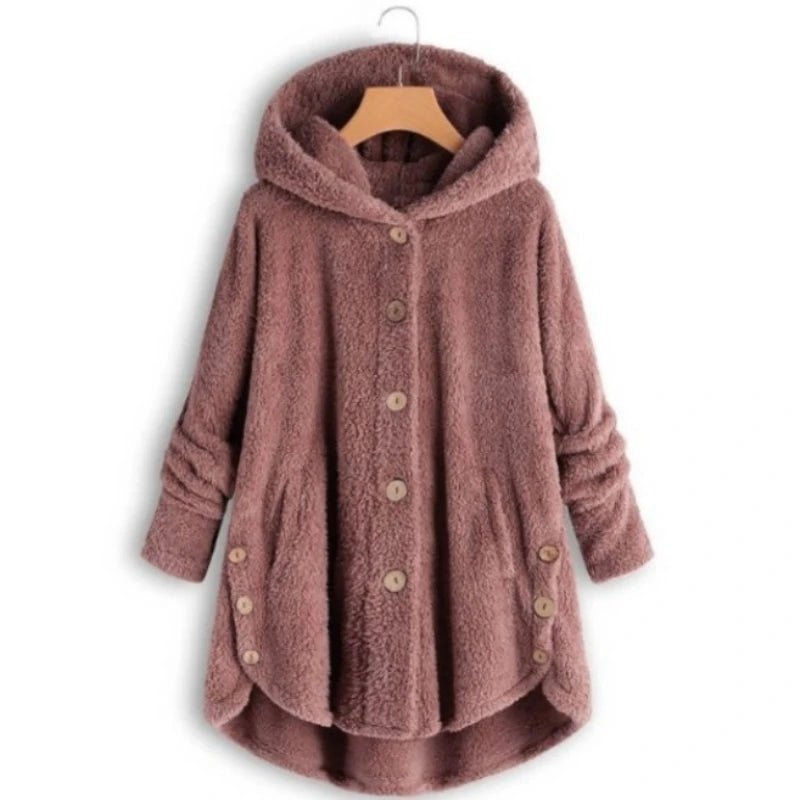 Chique Luipaard Sherpa: Elegante Dames Fleece & Teddy Jas - Winddicht Warmte voor Herfst & Winter