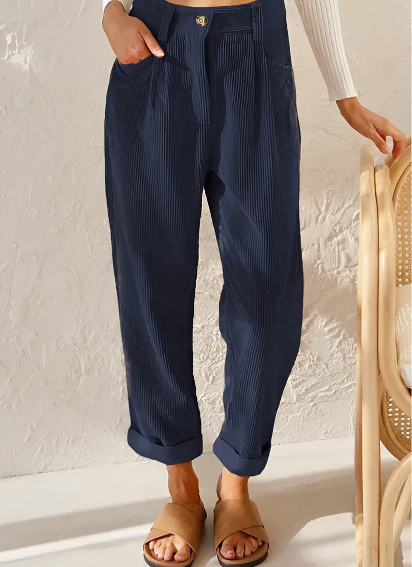 Chique Corduroy Broeken: Trendy Comfort!