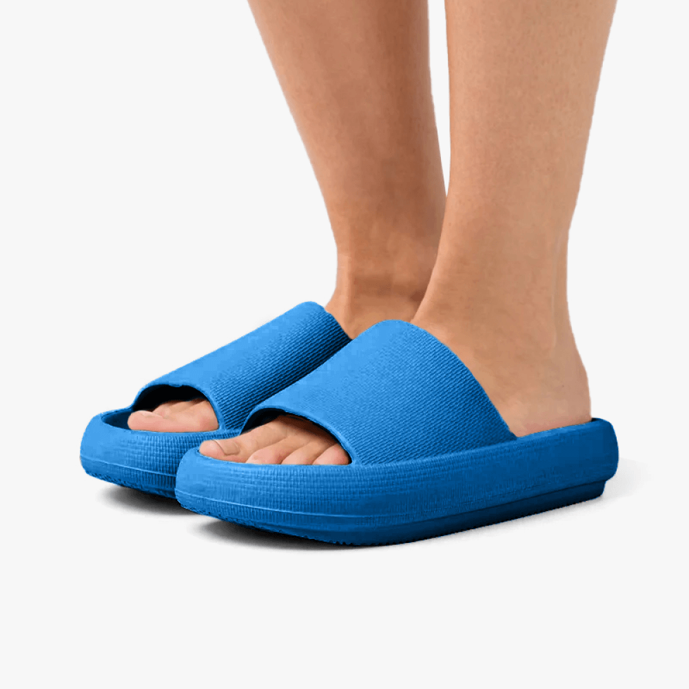 HappyFeet Luxe Slippers: 15° Comfort & Steun