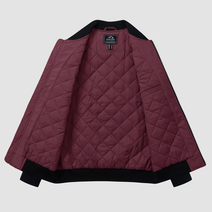 ArcticShield Herenbomber: Winterklaar, Winddicht & Gewatteerd Comfort