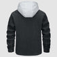 Winterklare Corduroy Hoodie: Heren Gewatteerde 5-Zakken Warme Jas