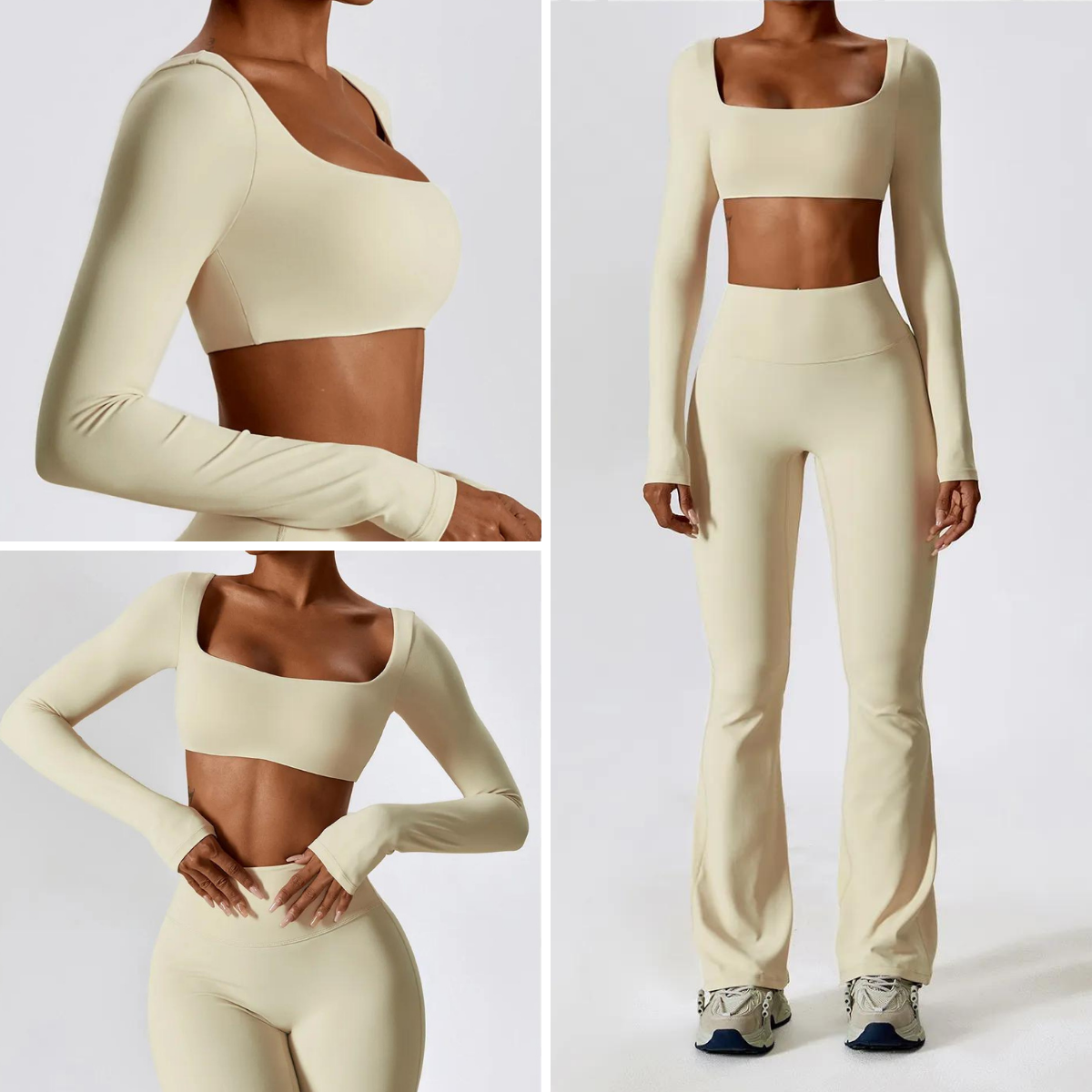 Tracy - Bruine Sportlegging en Sportbh