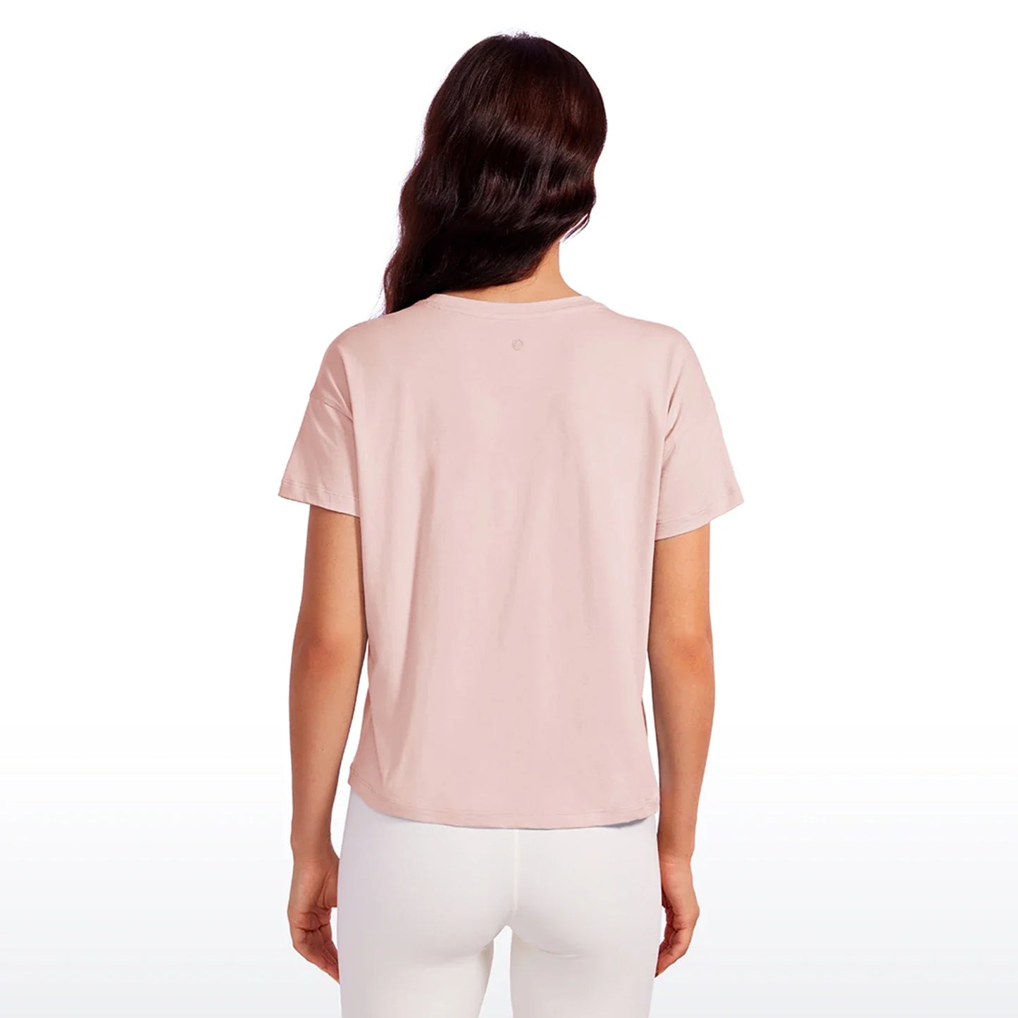 Mattea - Roze Katoenen Workout T-shirt