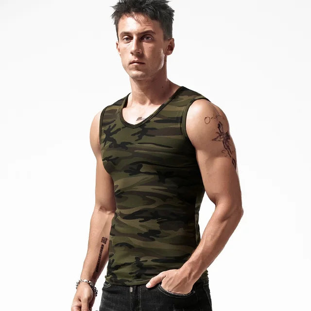 Harrel - Camouflage Militaire Zomer Vest