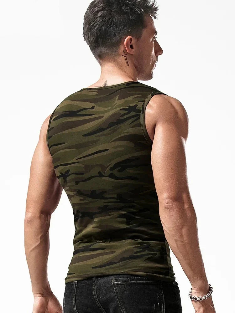 Harrel - Camouflage Militaire Zomer Vest