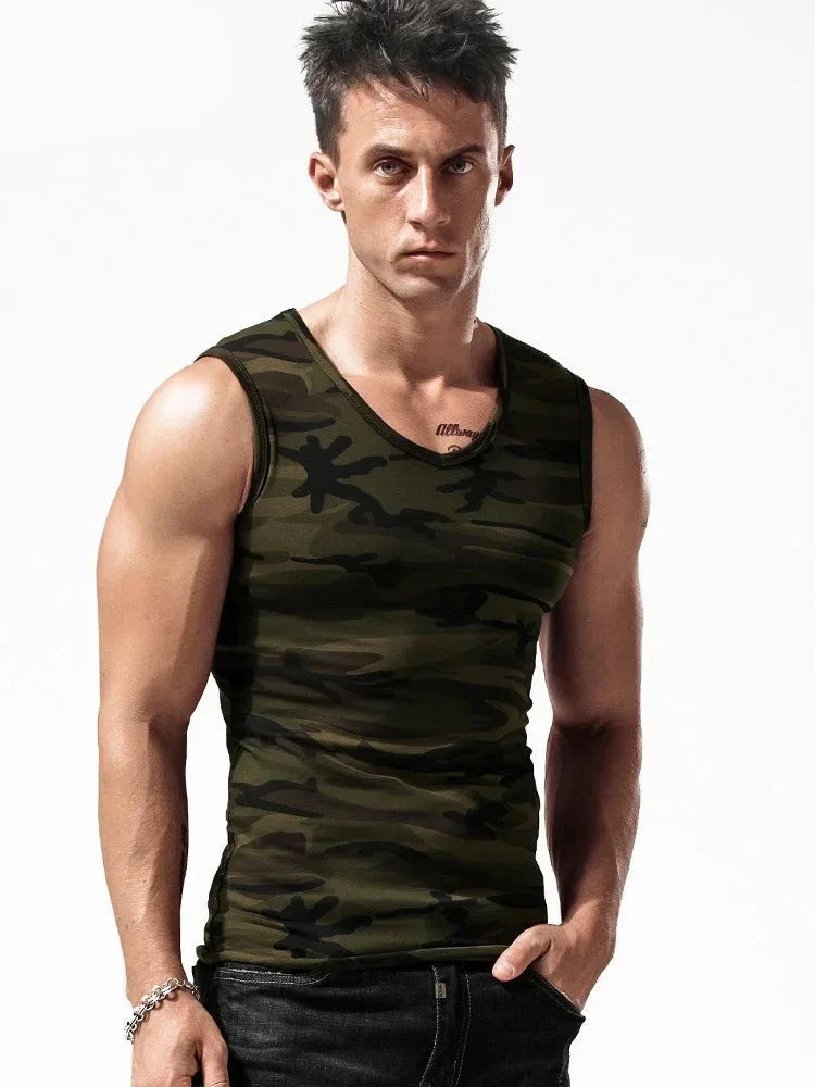 Harrel - Camouflage Militaire Zomer Vest