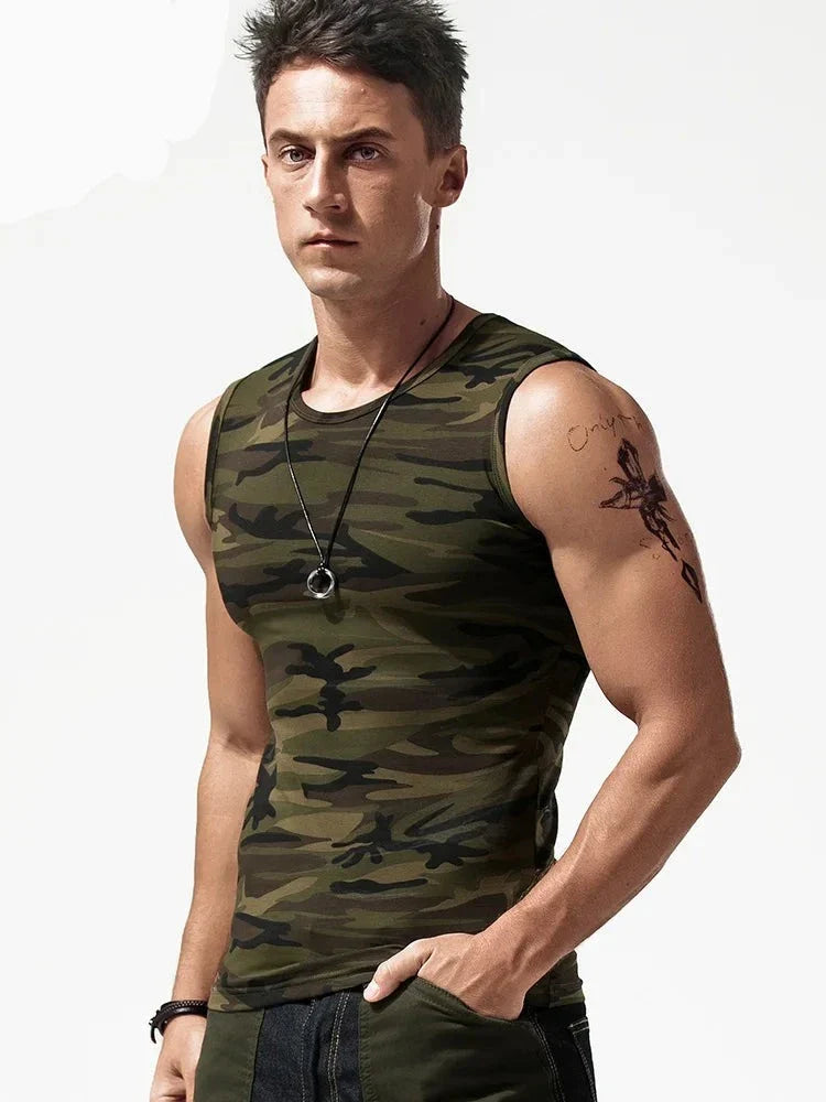 Harrel - Camouflage Militaire Zomer Vest