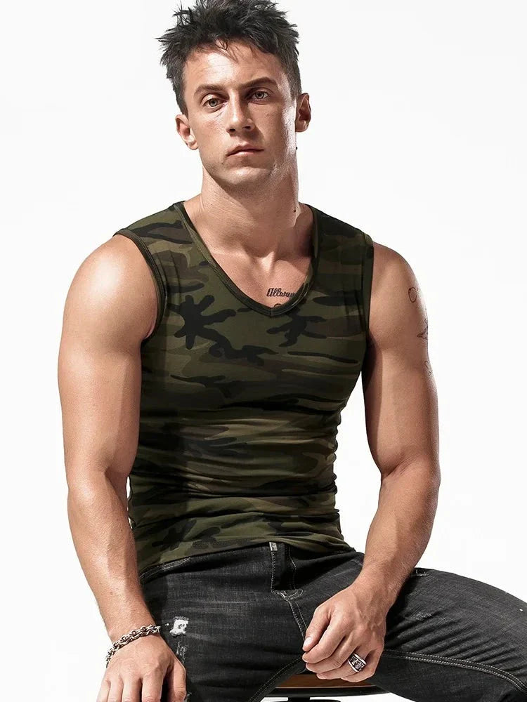 Harrel - Camouflage Militaire Zomer Vest