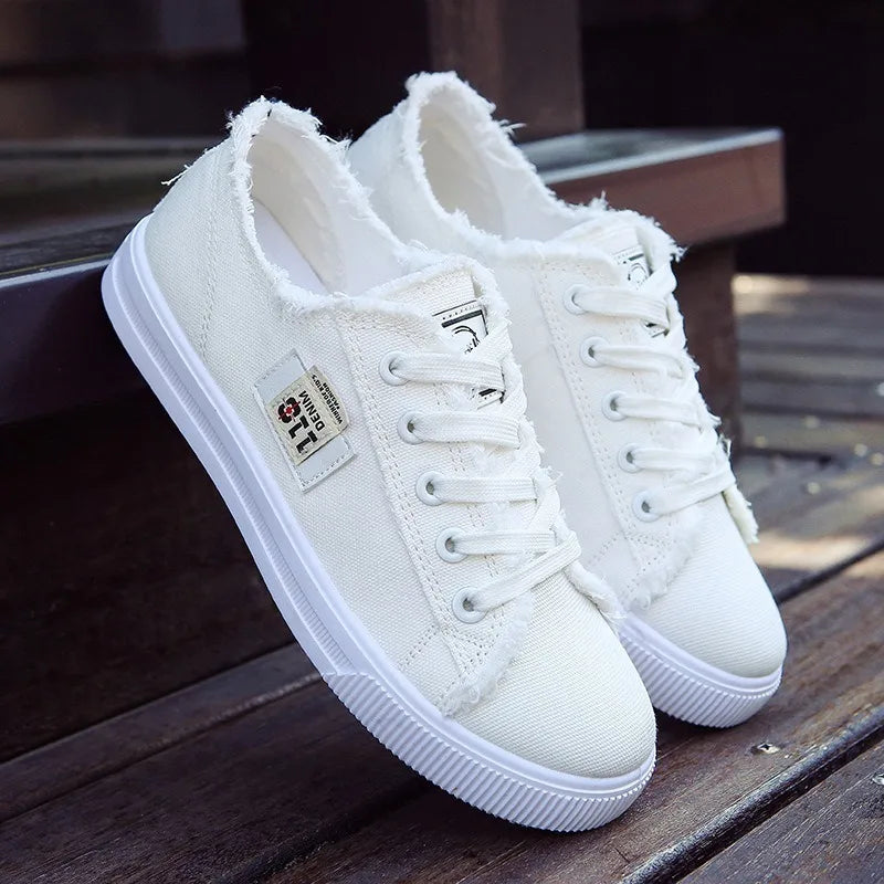 Stap in Stijl met Nieuwe Lente Canvas Sneakers voor Dames!