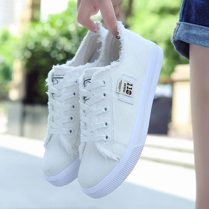 Stap in Stijl met Nieuwe Lente Canvas Sneakers voor Dames!