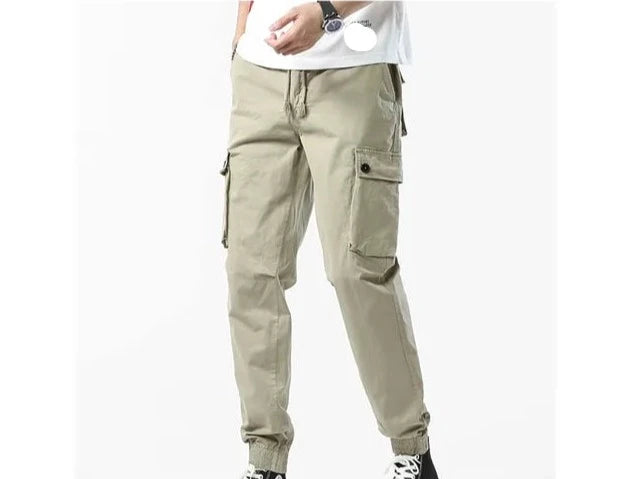 André - Camel Casual Cropped Broek