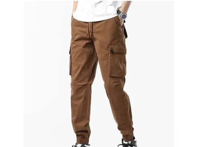 André - Camel Casual Cropped Broek