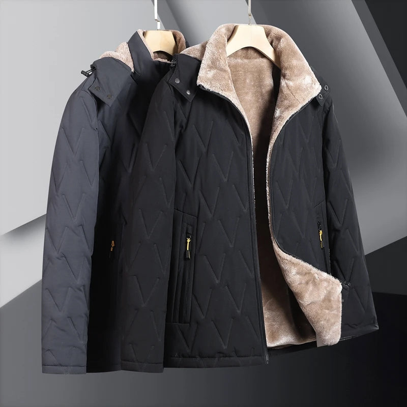 Dan Anthony Deluxe Parka: Bontgevoerde Warmte & Stijl met Afneembare Capuchon