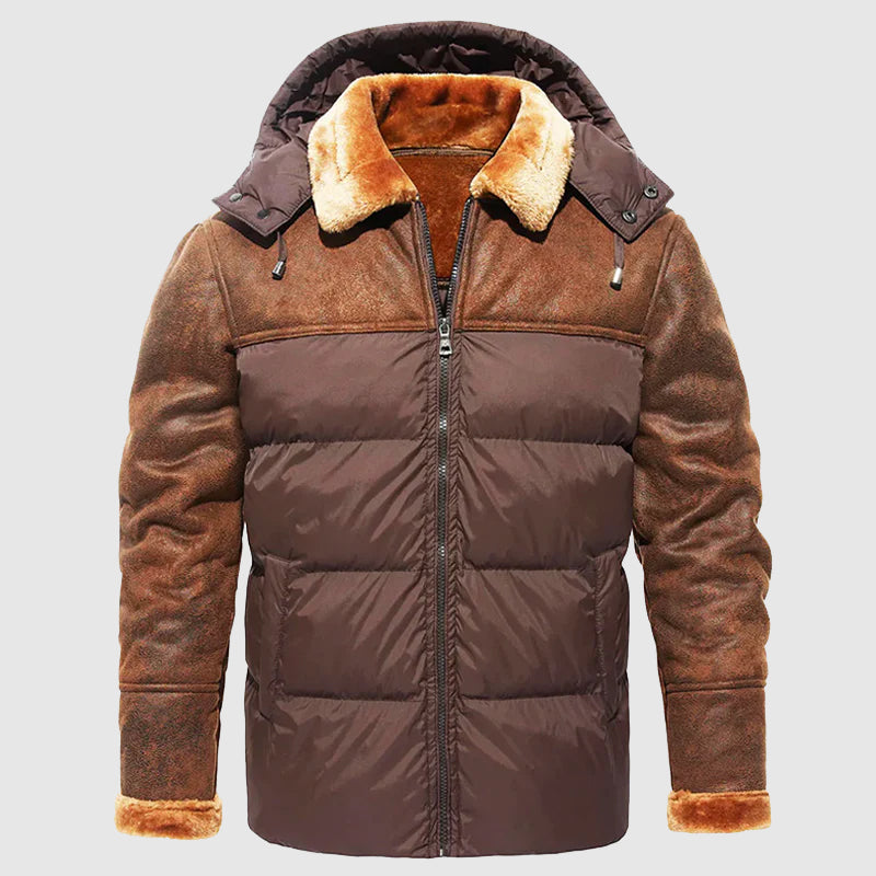 Dan Anthony Deluxe: Ultrawarme, Lichtgewicht Winterdonsjas met Sherpa Fleece