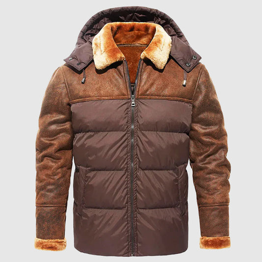 Dan Anthony Deluxe: Ultrawarme, Lichtgewicht Winterdonsjas met Sherpa Fleece