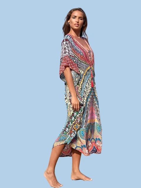 Zwarte Elegante Kaftan - Sophia