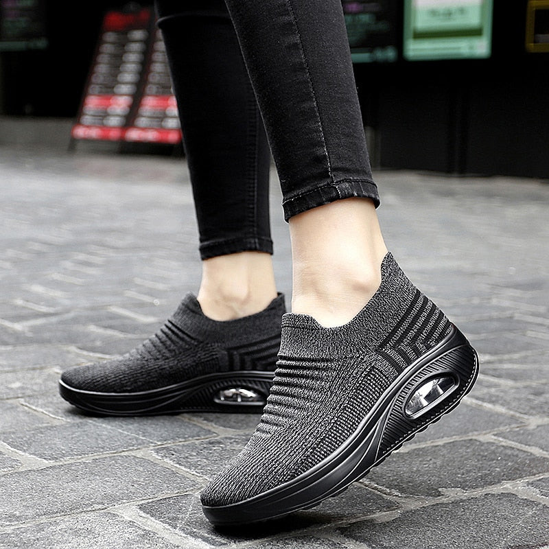 Air Elegance Dames Slip-On: Uniek Ontwerp & Comfort