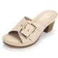 Bella - Beige Comfort Sandalen