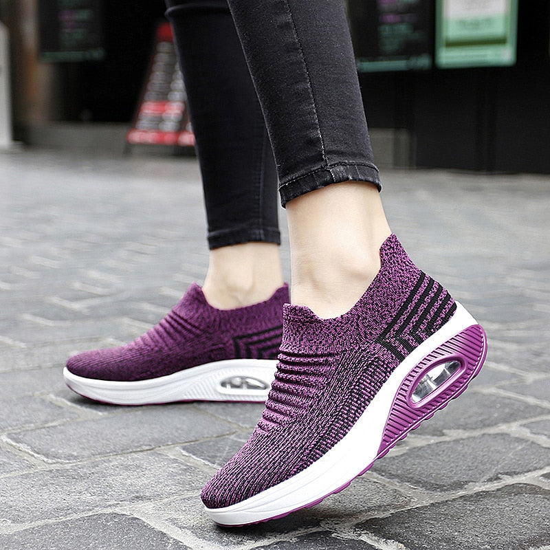 Air Elegance Dames Slip-On: Uniek Ontwerp & Comfort