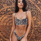 Zara - Gele Luipaardprint Bikini Set