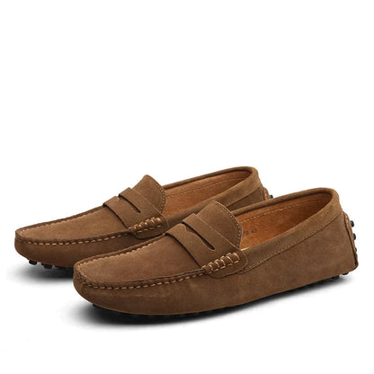 Bruine Suède Loafers - Irwin