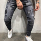 Donkergrijze Warrior Jeans - Kai