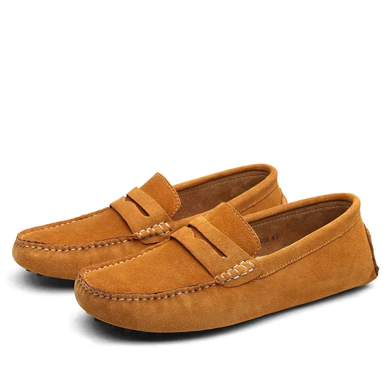 Bruine Suède Loafers - Irwin