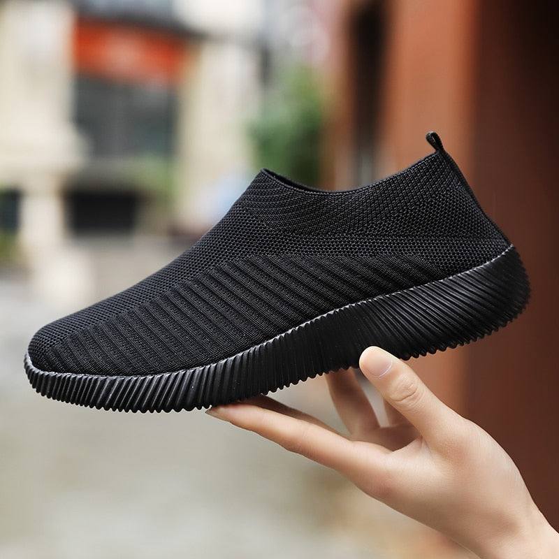 Ava - Roze Slip-on Mesh Sneakers